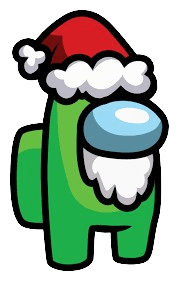 santa amogus character